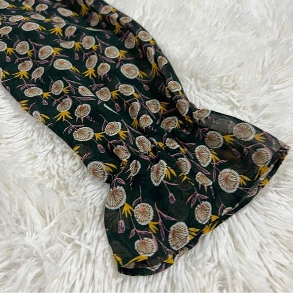 Sam Edelman High Neck Pleated Peasant Dress Size 2 - Picture 5 of 15